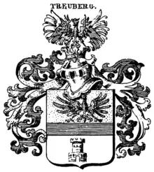 Wappen des Friedrich Ritter von Treuberg von 1814/1817