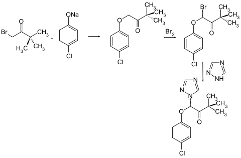 Synthese von Triadimefon