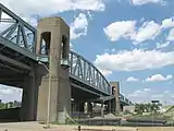 Fachwerkbrücke über den Bronx Kill