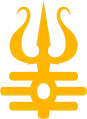 Trishula als buddhistisches Symbol