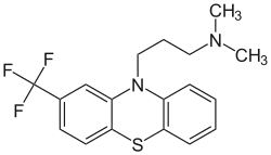 Struktur von Triflupromazin