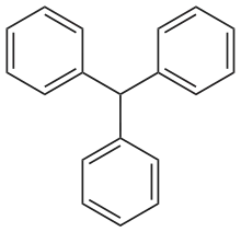 Struktur von Triphenylmethan