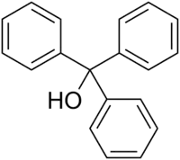 Strukturformel von Triphenylmethanol