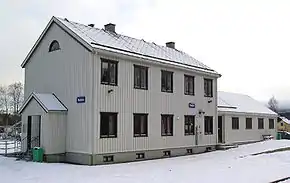 Bahnstation von Trofors