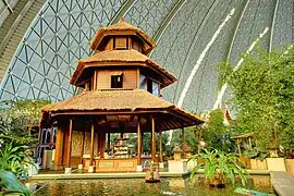 Bali-Pavillon im Tropendorf von Tropical Islands