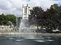 Springbrunnen im Zentrum von Troyes