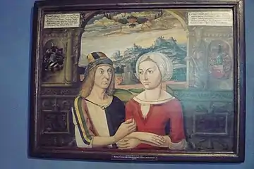 Berthold V. Tucher (1454–1519) und Christine Schmidtmair (um 1550)