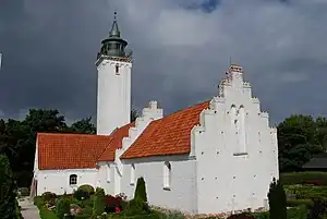 Tunø Fyr auf dem Kirchturm (2000)