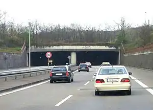 Tunnel Reichswaldallee