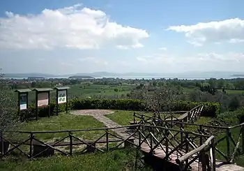 Schlachtgelände bei Tuoro der Schlacht am Trasimenischen See