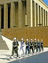 Wachablösung am Atatürk-Mausoleum in Ankara