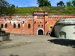 Zwischen 1888 und 1892 errichtetes Fort I der Preußischen Festung in Thorn