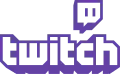 Twitch Logo mit Maskottchen „Glitch“ von 2012–2021