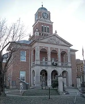 Tyler County Courthouse, seit 1980 im NRHP gelistet