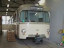 Stadtbahnwagen U1 im Verkehrsmuseum Frankfurt am Main