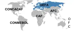 Der europäische Kontinentalverband UEFA