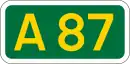 A87 road