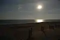 Strand bei Mondschein auf den Outer Banks