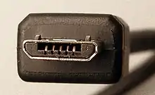 USB-2.0-Micro-B-Stecker(Nokia 5130) bei Stecker­netzteilen für Mobiltelefone verbreitet