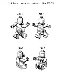 Darstellung der Lego-Minifigur im US-Patent von 1979