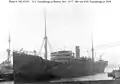 USS Ticonderoga im Hafen von Boston, Massachusetts