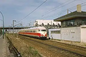 608 801 auf der Pariser Ringbahn Grande Ceinture, 1990