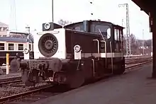 333 184 in ozeanblauer Farbgebung 1984 in Uelzen