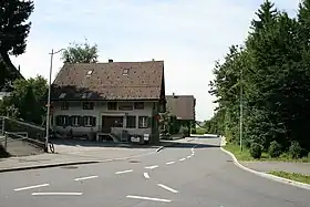 Das Dorf von Süden gesehen