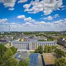 Gebäude der Alten Aktienspinnerei.