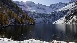 Unterer Rotgüldensee mit Großem Hafner