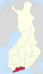 Lage in Finnland