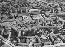 Luftbild von Vällingby 1960