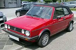 VW Golf Cabriolet (1979–1987)