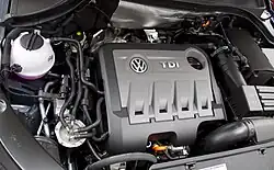 EA189-Motor in einem Tiguan