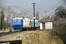 Bahnhofsgelände in Valea Vișeului