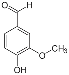 Struktur von Vanillin