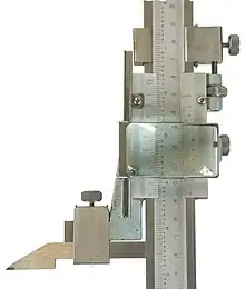 Mit analogem Nonius