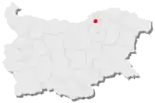 Karte von Bulgarien, Position von Wetowo hervorgehoben