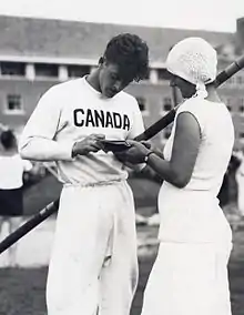 Der fünftplatzierte Victor Pickard (auf dem Foto bei den Spielen von 1928)