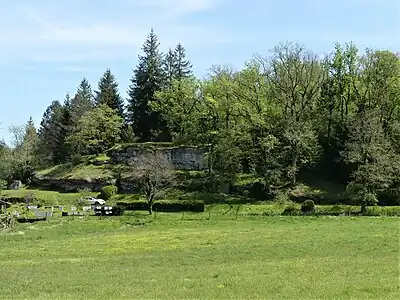 Anstehendes Turonium bei Moulin du Roc