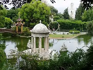 Dianatempel im Garten der Villa Durazzo-Pallavicini