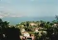 Ausblick ausgehend von dem Grundstück der Villa auf Nachbargrundstücke auf Cap Ferrat