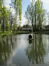 Teich im Park Pastors Wisk in Visbek