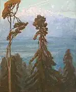 Vista del Iztaccihuatl, ca. 1920