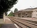 Der unter Denkmalschutz stehende Bahnhof von Vittel