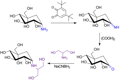 Synthese des Antidiabetikums Voglibose