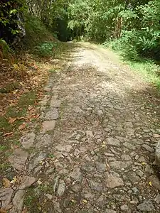 Römerstraße voie romaine südlich von Piégut