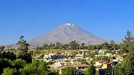 Arequipa mit dem Vulkan Misti