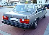 Volvo 740 Heckansicht (1985–1989)