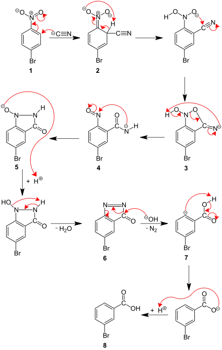 Mechanismus der Von-Richter-Reaktion